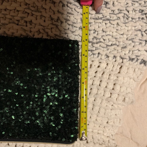 Gorgeous evergreen sequins bag - Picture 3 of 6